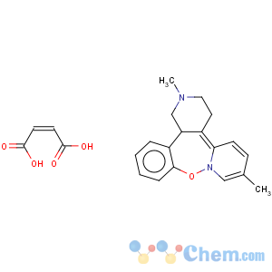 CAS No:85391-77-1 (+)-1,3,4,14b-tetrahydro-2,7-dimethyl-2h-dibenzo[b,f]pyrazino[1,2-d]oxazepine maleate