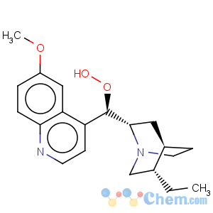 CAS No:85405-59-0 8-ethyl-2-((S)-hydroxy(6-methoxyquinolin-4-yl)methyl)quinuclidin-8(S)-ol