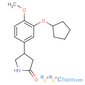 CAS No:85416-75-7 (4R)-4-(3-cyclopentyloxy-4-methoxyphenyl)pyrrolidin-2-one