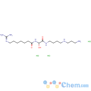 CAS No:85468-01-5 N-[2-[4-(3-aminopropylamino)butylamino]-1-hydroxy-2-oxoethyl]-7-<br />(diaminomethylideneamino)heptanamide