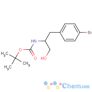 CAS No:854760-84-2 tert-butyl N-[(2S)-1-(4-bromophenyl)-3-hydroxypropan-2-yl]carbamate