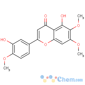 CAS No:855-96-9 5-hydroxy-2-(3-hydroxy-4-methoxyphenyl)-6,7-dimethoxychromen-4-one