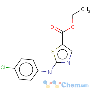 CAS No:855531-18-9 5-Thiazolecarboxylicacid, 2-[(4-chlorophenyl)amino]-, ethyl ester
