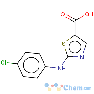 CAS No:855531-21-4 5-Thiazolecarboxylicacid, 2-[(4-chlorophenyl)amino]-