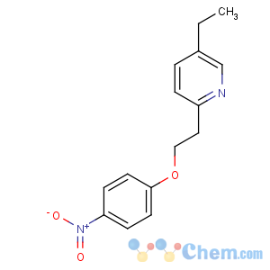 CAS No:85583-54-6 5-ethyl-2-[2-(4-nitrophenoxy)ethyl]pyridine