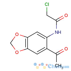 CAS No:85590-94-9 Acetamide,N-(6-acetyl-1,3-benzodioxol-5-yl)-2-chloro-