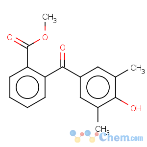 CAS No:85604-75-7 Benzoic acid,2-(4-hydroxy-3,5-dimethylbenzoyl)-, methyl ester