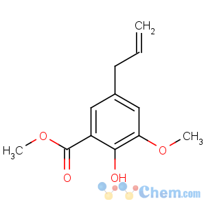 CAS No:85614-43-3 methyl 2-hydroxy-3-methoxy-5-prop-2-enylbenzoate