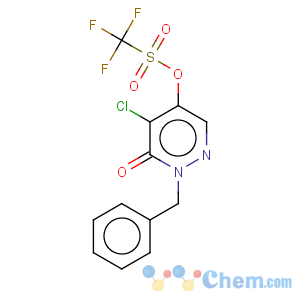 CAS No:856250-49-2 Methanesulfonic acid,1,1,1-trifluoro-, 5-chloro-1,6-dihydro-6-oxo-1-(phenylmethyl)-4-pyridazinylester