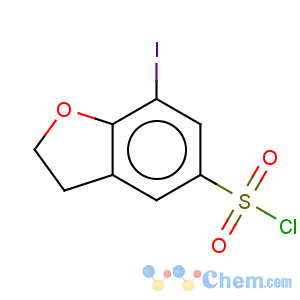 CAS No:856678-57-4 5-Benzofuransulfonylchloride, 2,3-dihydro-7-iodo-