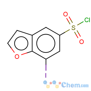 CAS No:856678-58-5 5-Benzofuransulfonylchloride, 7-iodo-
