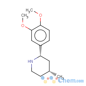 CAS No:856841-15-1 Piperidine,2-(3,4-dimethoxyphenyl)-4-methyl-, hydrochloride (1:1)