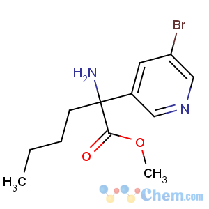 CAS No:856886-54-9 methyl 2-amino-2-(5-bromopyridin-3-yl)hexanoate