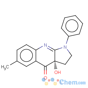 CAS No:856925-71-8 4H-Pyrrolo[2,3-b]quinolin-4-one,1,2,3,3a-tetrahydro-3a-hydroxy-6-methyl-1-phenyl-, (3aS)-