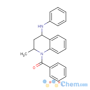 CAS No:857-45-4 (4-anilino-2-methyl-3,4-dihydro-2H-quinolin-1-yl)-phenylmethanone