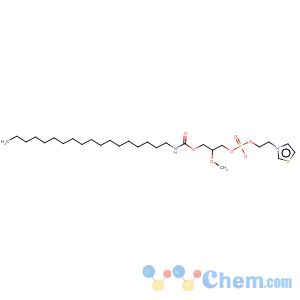CAS No:85703-73-7 CV-3988   [rac-3-(N-Octadecyl-carbamoyloxy)-2-methoxypropyl-2-thiazolioethyl phosphate]