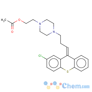 CAS No:85721-05-7 2-[4-[(3Z)-3-(2-chlorothioxanthen-9-ylidene)propyl]piperazin-1-yl]ethyl acetate