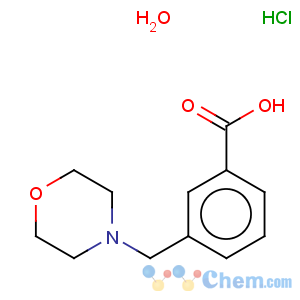 CAS No:857283-67-1 Benzoic acid,3-(4-morpholinylmethyl)-, hydrochloride, hydrate (1:1:1)