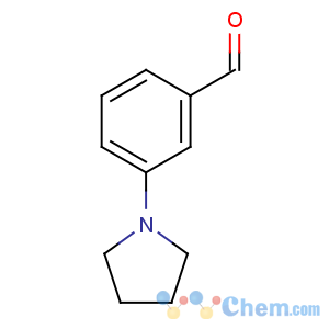CAS No:857283-89-7 3-pyrrolidin-1-ylbenzaldehyde