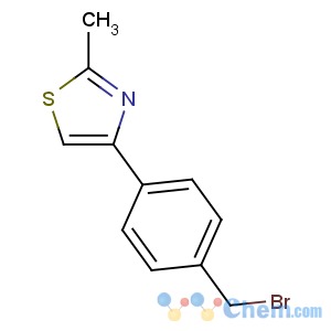 CAS No:857283-95-5 4-[4-(bromomethyl)phenyl]-2-methyl-1,3-thiazole