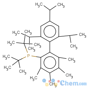 CAS No:857356-94-6 Phosphine,bis(1,1-dimethylethyl)[3,4,5,6-tetramethyl-2',4',6'-tris(1-methylethyl)[1,1'-biphenyl]-2-yl]-