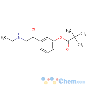 CAS No:85750-39-6 [3-[2-(ethylamino)-1-hydroxyethyl]phenyl] 2,2-dimethylpropanoate