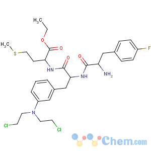 CAS No:85754-59-2 L-Methionine,4-fluoro-L-phenylalanyl-3-[bis(2-chloroethyl)amino]-L-phenylalanyl-, ethylester