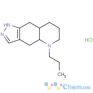 CAS No:85798-08-9 1H-Pyrazolo[3,4-g]quinoline,4,4a,5,6,7,8,8a,9-octahydro-5-propyl-, hydrochloride (1:1), (4aR,8aR)-