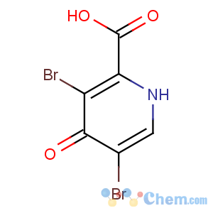CAS No:858852-20-7 3,5-dibromo-4-oxo-1H-pyridine-2-carboxylic acid