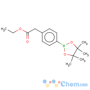 CAS No:859169-20-3 Benzeneaceticacid, 4-(4,4,5,5-tetramethyl-1,3,2-dioxaborolan-2-yl)-, ethyl ester