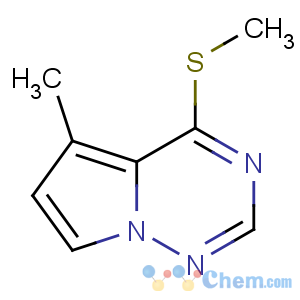 CAS No:859205-88-2 5-methyl-4-methylsulfanylpyrrolo[2,1-f][1,2,4]triazine