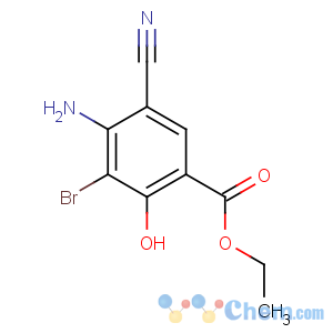 CAS No:85946-11-8 Benzoic acid,4-amino-3-bromo-5-cyano-2-hydroxy-, ethyl ester