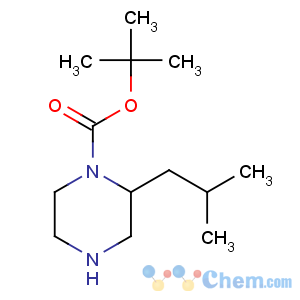 CAS No:859518-31-3 tert-butyl 2-(2-methylpropyl)piperazine-1-carboxylate