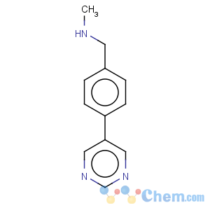 CAS No:859850-85-4 Benzenemethanamine,N-methyl-4-(5-pyrimidinyl)-