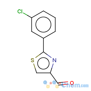 CAS No:859850-99-0 4-Thiazolecarboxaldehyde,2-(3-chlorophenyl)-