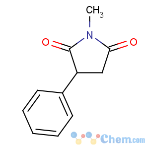 CAS No:86-34-0 1-methyl-3-phenylpyrrolidine-2,5-dione