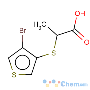 CAS No:86004-64-0 2-((4-Bromo-3-thienyl)thio)propanoic acid
