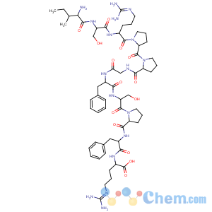 CAS No:86030-63-9 Bradykinin,N2-(L-isoleucyl-L-seryl)-