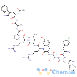CAS No:86044-76-0 LHRH-N-Acetyltryptophyl(1)-4-chlorophenylalanyl(2)-tryptophyl(3)-arginyl(6)-alanine(10)-
