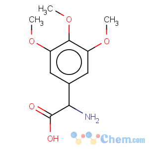 CAS No:86053-97-6 Benzeneacetic acid, a-amino-3,4,5-trimethoxy-