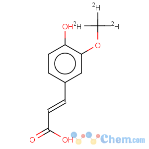 CAS No:860605-59-0 4-hydroxy-3-methoxy-d3-cinnamic acid