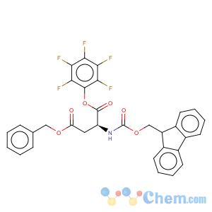 CAS No:86061-03-2 L-Aspartic acid,N-[(9H-fluoren-9-ylmethoxy)carbonyl]-, 1-(pentafluorophenyl) 4-(phenylmethyl)ester (9CI)