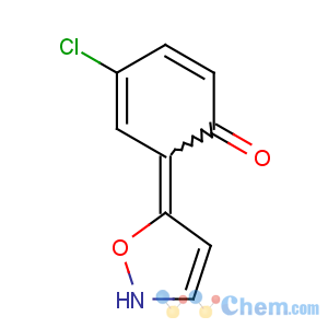 CAS No:86176-56-9 4-chloro-6-(2H-1,2-oxazol-5-ylidene)cyclohexa-2,4-dien-1-one