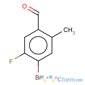 CAS No:861928-26-9 4-Bromo-5-fluoro-2-methylbenzaldehyde