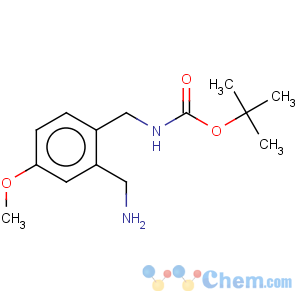 CAS No:862205-34-3 Carbamic acid,[[2-(aminomethyl)-4-methoxyphenyl]methyl]-, 1,1-dimethylethyl ester (9CI)