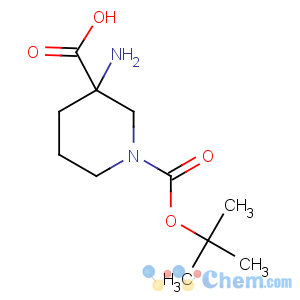 CAS No:862372-86-9 (3R)-3-amino-1-[(2-methylpropan-2-yl)oxycarbonyl]piperidine-3-carboxylic<br />acid