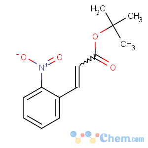 CAS No:862499-32-9 tert-butyl (E)-3-(2-nitrophenyl)prop-2-enoate