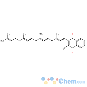 CAS No:863-61-6 2-methyl-3-[(2E,6E,10E)-3,7,11,15-tetramethylhexadeca-2,6,10,<br />14-tetraenyl]naphthalene-1,4-dione