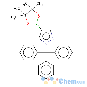 CAS No:863238-73-7 4-(4,4,5,5-Tetramethyl-1,3,2-dioxaborolan-2-yl)-1-trityl-1H-pyrazole