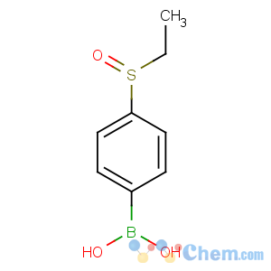 CAS No:863248-21-9 (4-ethylsulfinylphenyl)boronic acid
